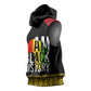 Juneteenth Sleeveless Hoodie Mix African Pattern - I Am Black History - African Pride