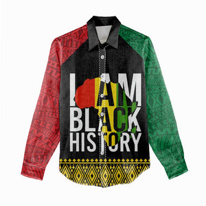 Juneteenth Women Casual Shirt Mix African Pattern - I Am Black History