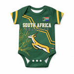 South Africa Rugby 2023 Custom Baby Onesie Champions GO Bokke