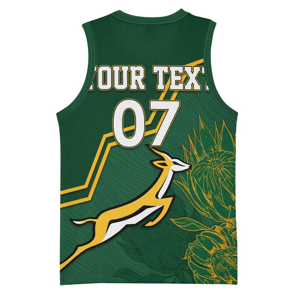 South Africa Rugby Basketball Jersey Champions GO Bokke LT7