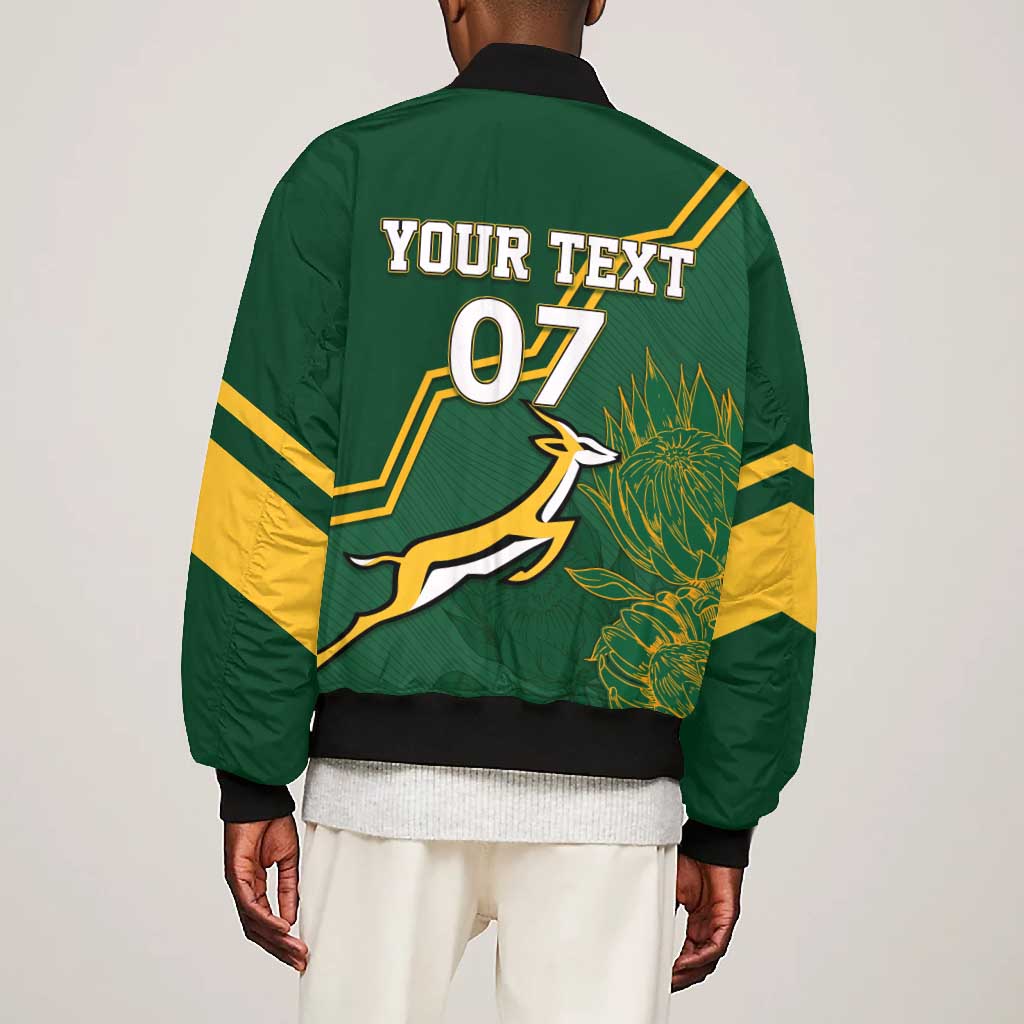 South Africa Rugby Bomber Jacket Champions GO Bokke