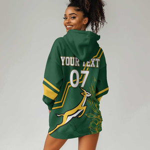 South Africa Rugby Hoodie Dress Champions GO Bokke