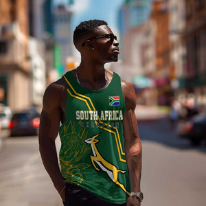 South Africa Rugby Men Tank Top Champions GO Bokke