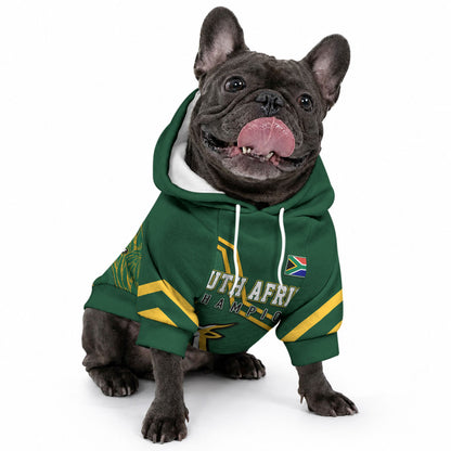 South Africa Rugby 2023 Custom Pet Hoodie Champions GO Bokke