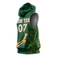 South Africa Rugby Sleeveless Hoodie Champions GO Bokke - African Pride