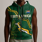 South Africa Rugby Sleeveless Zip Hoodie Champions GO Bokke - African Pride