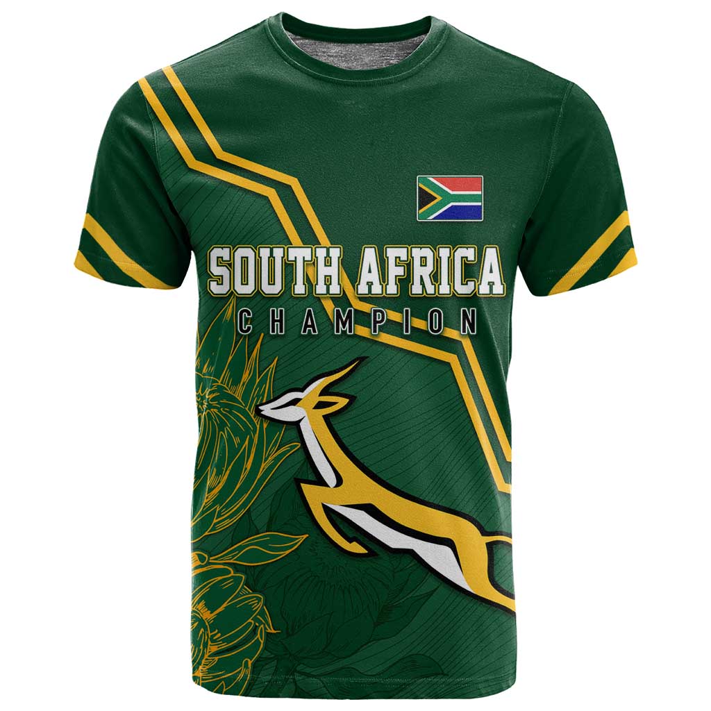 South Africa Rugby T shirt Champions GO Bokke