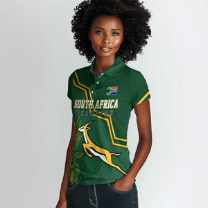 South Africa Rugby Women Polo Shirt Champions GO Bokke