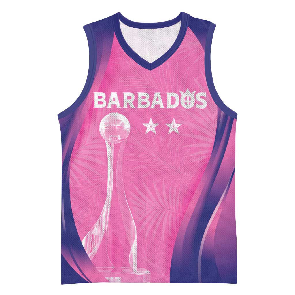 Afro-Barbadians Cricket Custom Basketball Jersey Royal Champions - Tropical Vibes LT7
