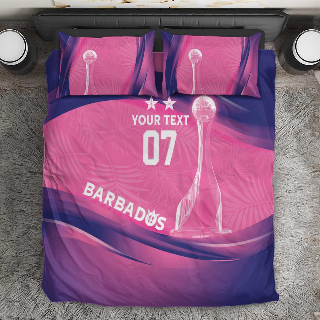 Afro-Barbadians Cricket Custom Bedding Set Royal Champions - Tropical Vibes - African Pride