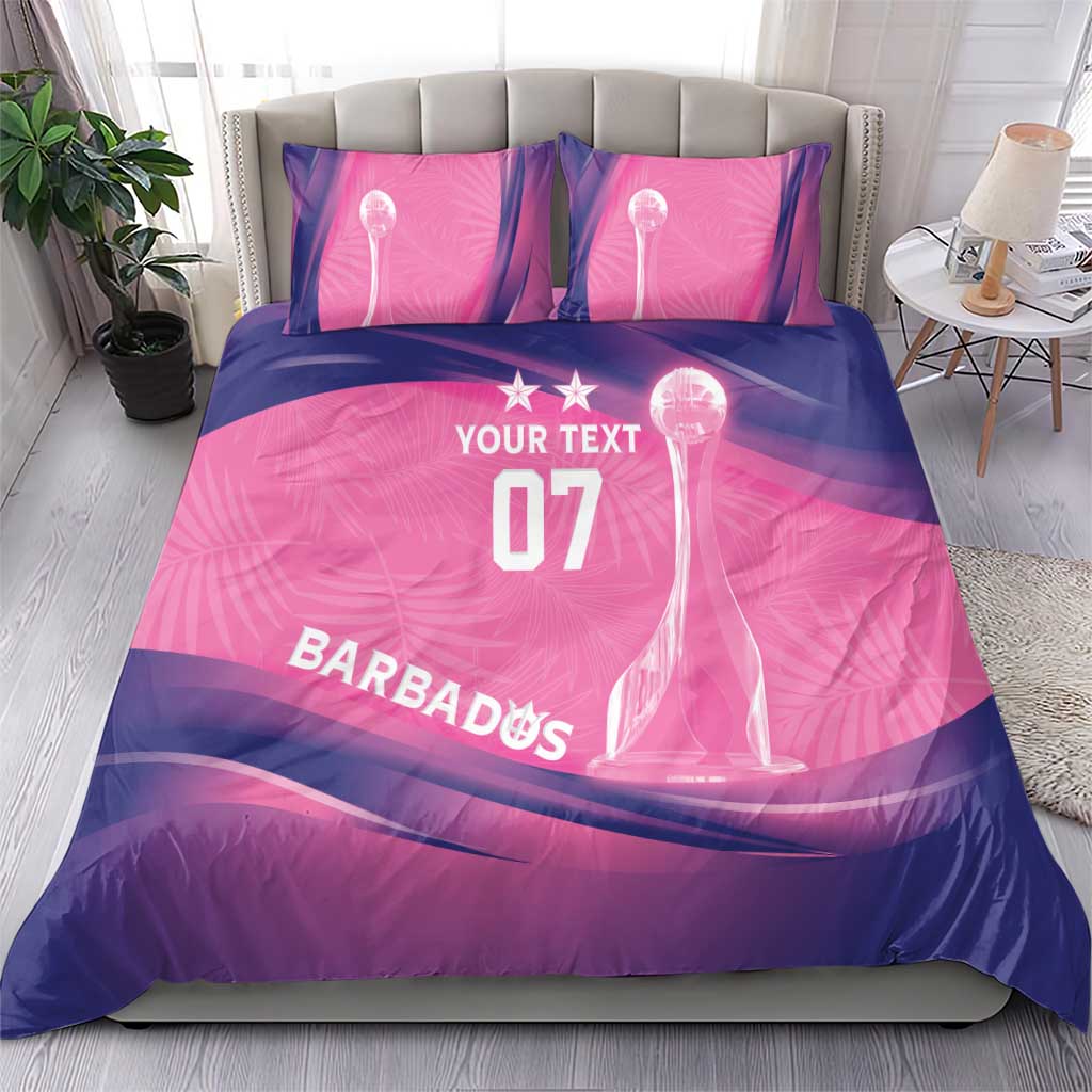 Afro-Barbadians Cricket Custom Bedding Set Royal Champions - Tropical Vibes - African Pride