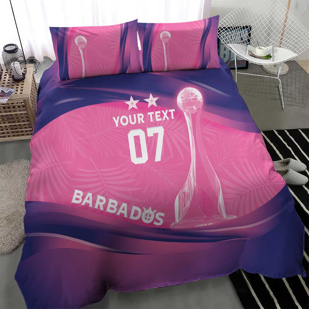 Afro-Barbadians Cricket Custom Bedding Set Royal Champions - Tropical Vibes - African Pride