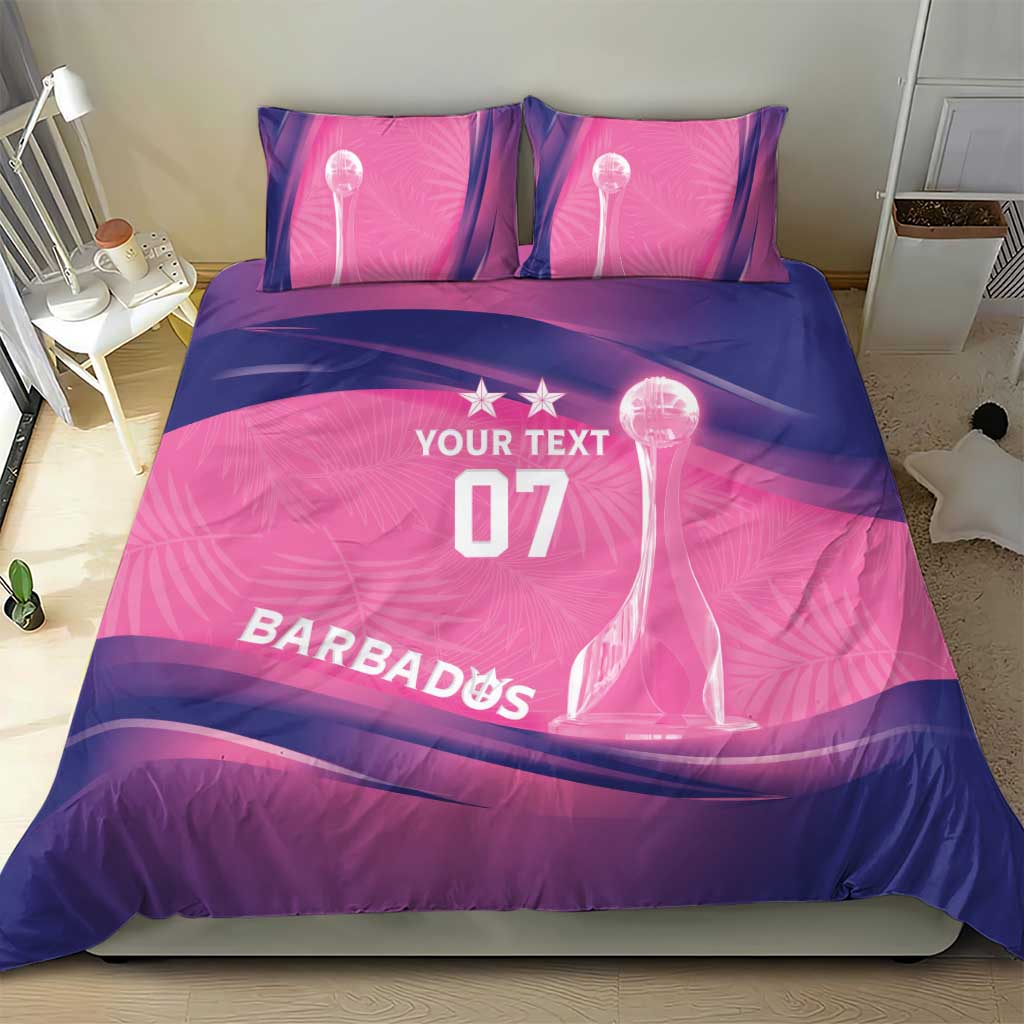 Afro-Barbadians Cricket Custom Bedding Set Royal Champions - Tropical Vibes - African Pride
