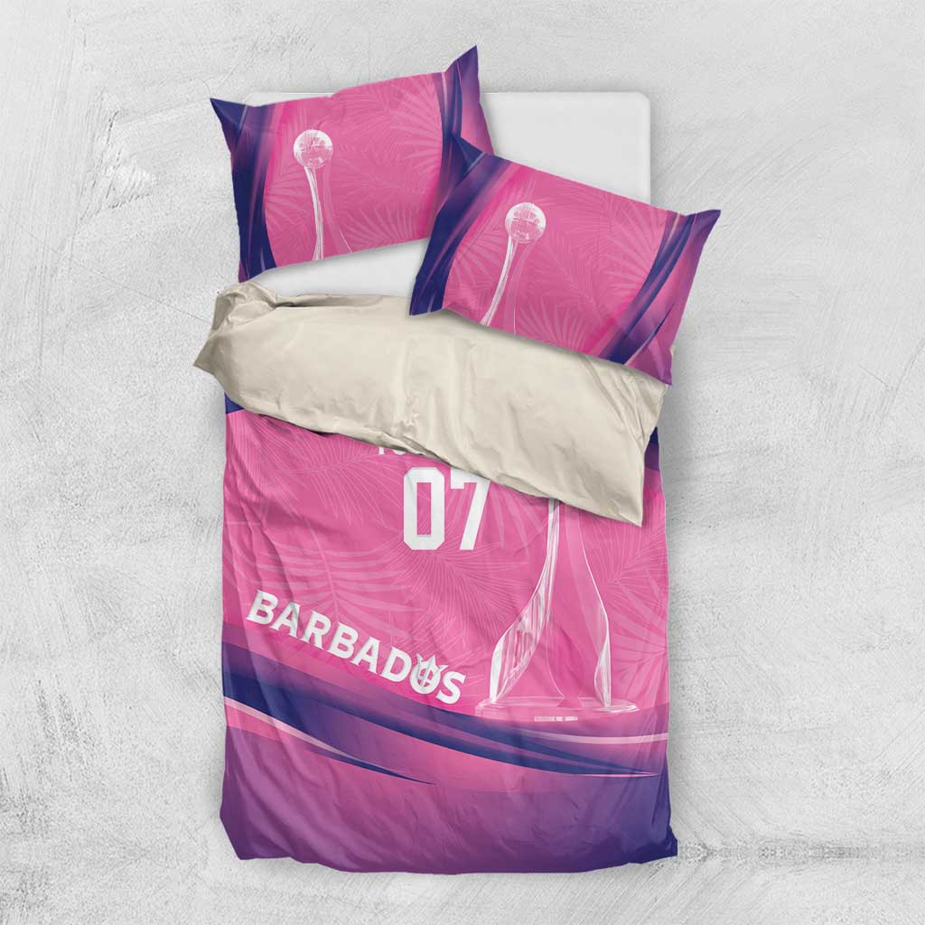 Afro-Barbadians Cricket Custom Bedding Set Royal Champions - Tropical Vibes - African Pride