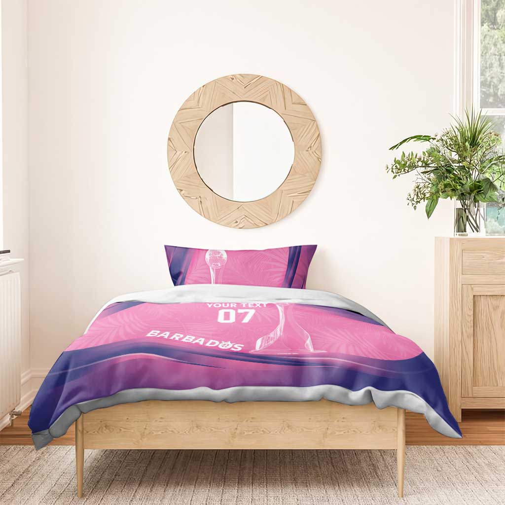 Afro-Barbadians Cricket Custom Bedding Set Royal Champions - Tropical Vibes - African Pride