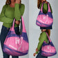 Afro-Barbadians Cricket Custom Grocery Bag Royal Champions - Tropical Vibes - African Pride