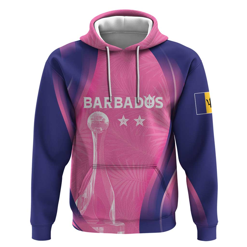 Afro-Barbadians Cricket Custom Hoodie Royal Champions - Tropical Vibes - African Pride