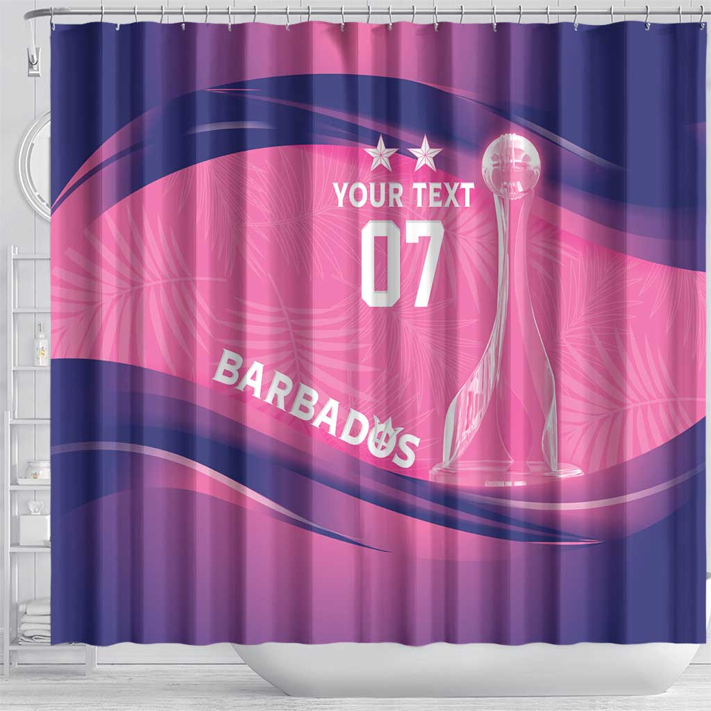 Afro-Barbadians Cricket Custom Shower Curtain Royal Champions - Tropical Vibes - African Pride