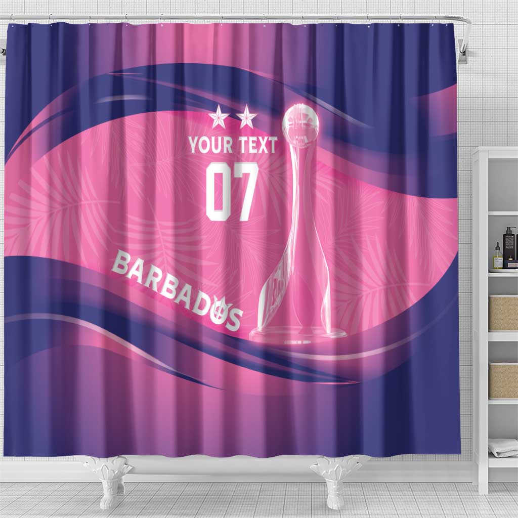 Afro-Barbadians Cricket Custom Shower Curtain Royal Champions - Tropical Vibes - African Pride