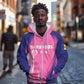 Afro-Barbadians Cricket Custom Zip Hoodie Royal Champions - Tropical Vibes - African Pride