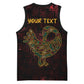 Afro-American Culture Basketball Jersey Adinkra Sankofa Bird - Cosmic Red LT7