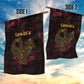 Afro-American Culture Garden Flag Adinkra Sankofa Bird - Cosmic Red