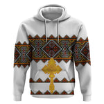 Eritrea Hoodie Tilet Mix Eritrean Cross - White