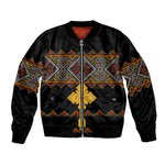 Eritrea Bomber Jacket Tilet Mix Eritrean Cross - Black