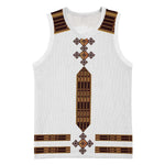 Eritrea Basketball Jersey Tilet Habesha Style - White LT7