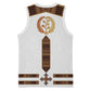 Eritrea Basketball Jersey Tilet Habesha Style - White LT7