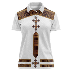 Eritrea Women Polo Shirt Tilet Habesha Style - White