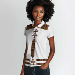 Eritrea Women Polo Shirt Tilet Habesha Style - White