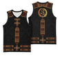 Eritrea Basketball Jersey Tilet Habesha Style - Black LT7