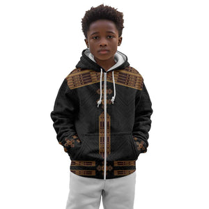 Eritrea Kid Hoodie Tilet Habesha Style - Black