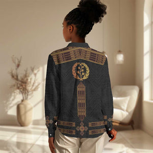 Eritrea Women Casual Shirt Tilet Habesha Style - Black