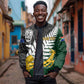 Personalised New Zealand Vs South Africa Rugby Bomber Jacket Rivals - Tribal Style