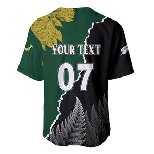 Personalised New Zealand Vs South Africa Rugby Baseball Jersey Rivals Dynamics