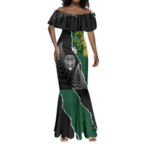 Personalised New Zealand Vs South Africa Rugby Mermaid Dress Rivals Dynamics