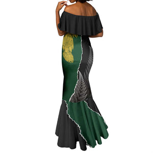 Personalised New Zealand Vs South Africa Rugby Mermaid Dress Rivals Dynamics