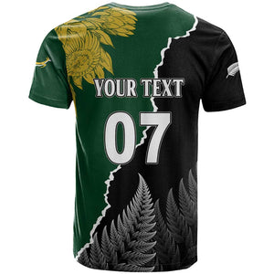 Personalised New Zealand Vs South Africa Rugby T shirt Rivals Dynamics