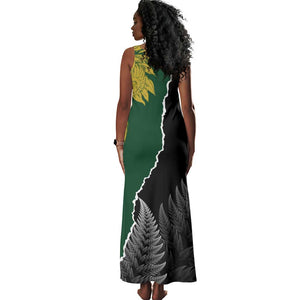 Personalised New Zealand Vs South Africa Rugby Tank Maxi Dress Rivals Dynamics