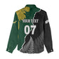 Personalised New Zealand Vs South Africa Rugby Women Casual Shirt Rivals Dynamics LT7