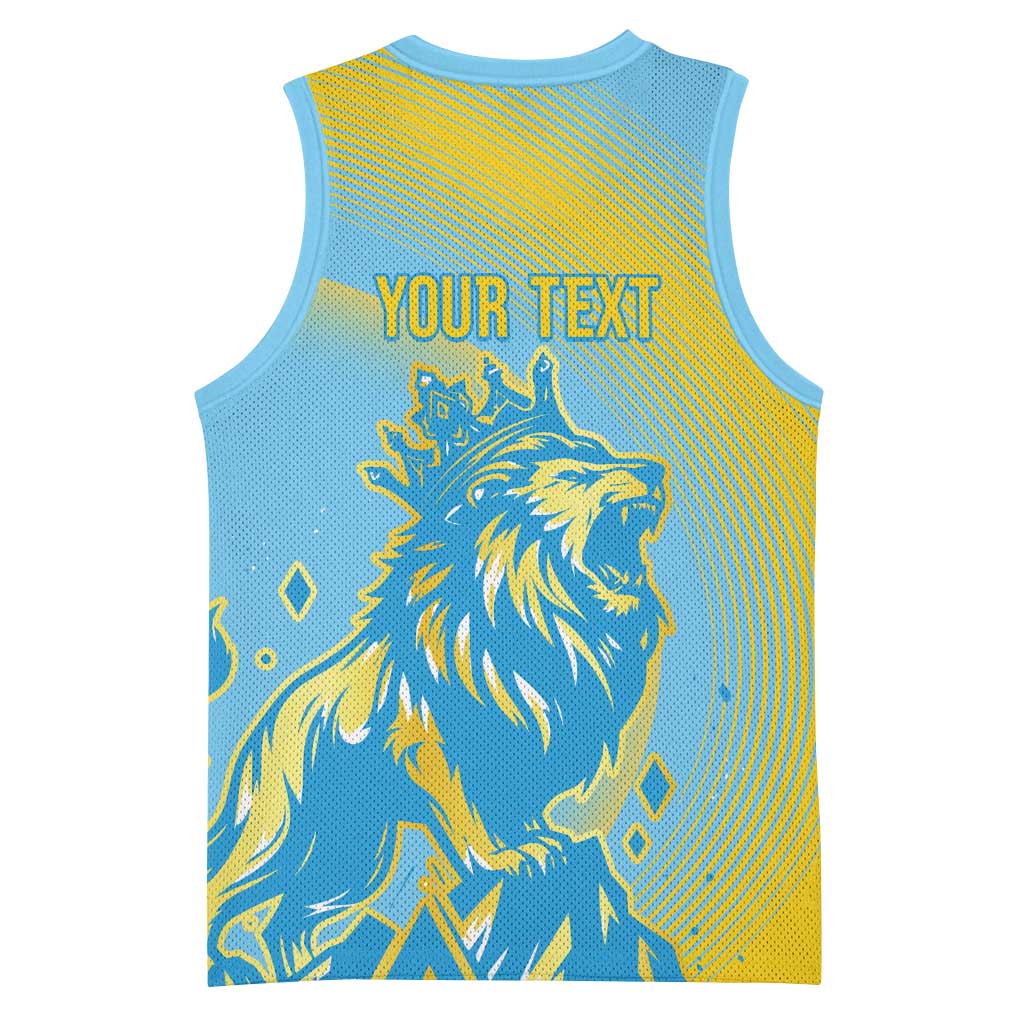 Saint Lucia Cricket Personalized Basketball Jersey The Roaring King LT7