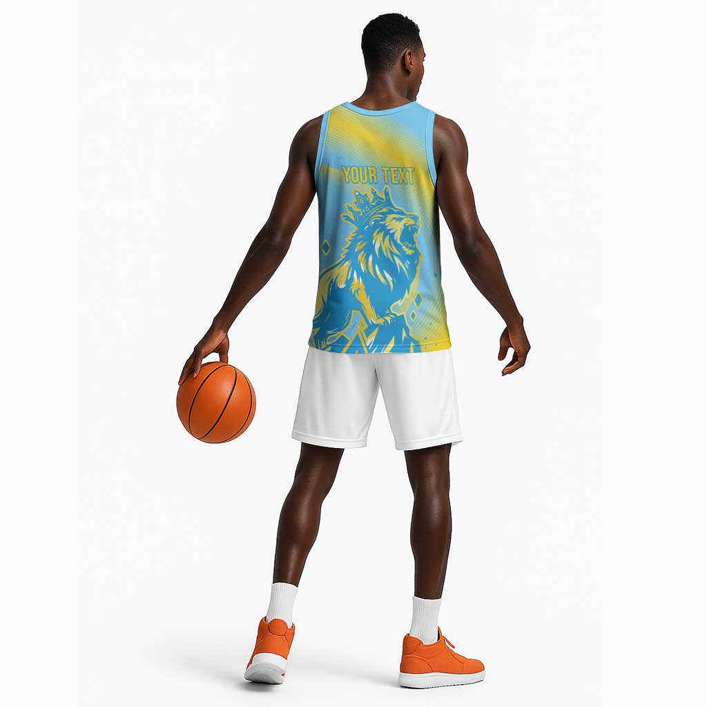 Saint Lucia Cricket Personalized Basketball Jersey The Roaring King LT7