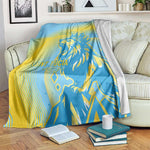 Saint Lucia Cricket Personalized Blanket The Roaring King - African Pride