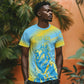 Saint Lucia Cricket Personalized T shirt The Roaring King - African Pride
