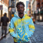Saint Lucia Cricket Personalized Zip Hoodie The Roaring King - African Pride