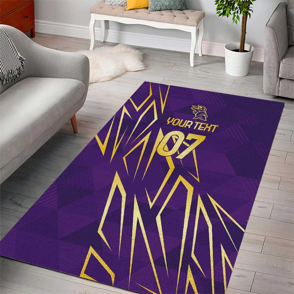 Afro-Trinbago Cricket Custom Area Rug TKR Quadruple Champion - African Pride
