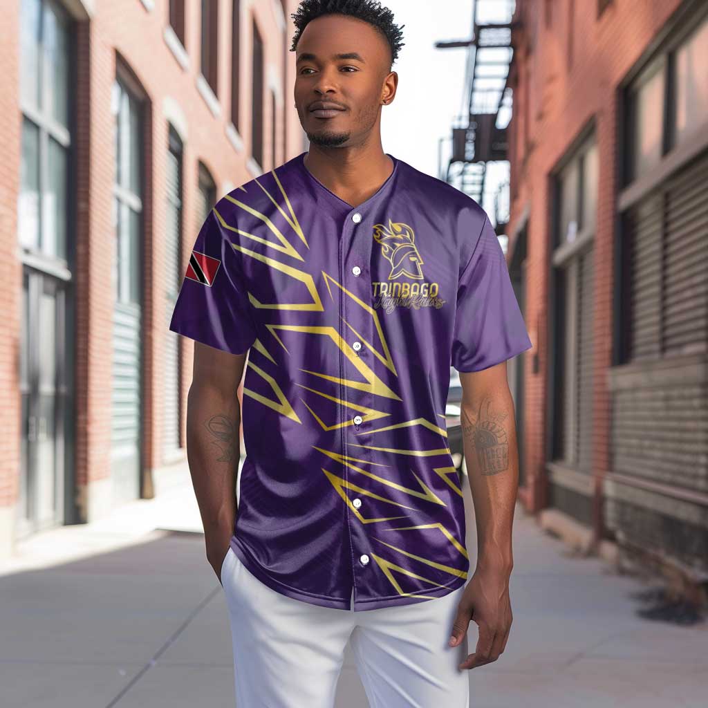 Afro-Trinbago Cricket Custom Baseball Jersey TKR Quadruple Champion - African Pride