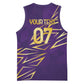 Afro-Trinbago Cricket Custom Basketball Jersey TKR Quadruple Champion LT7